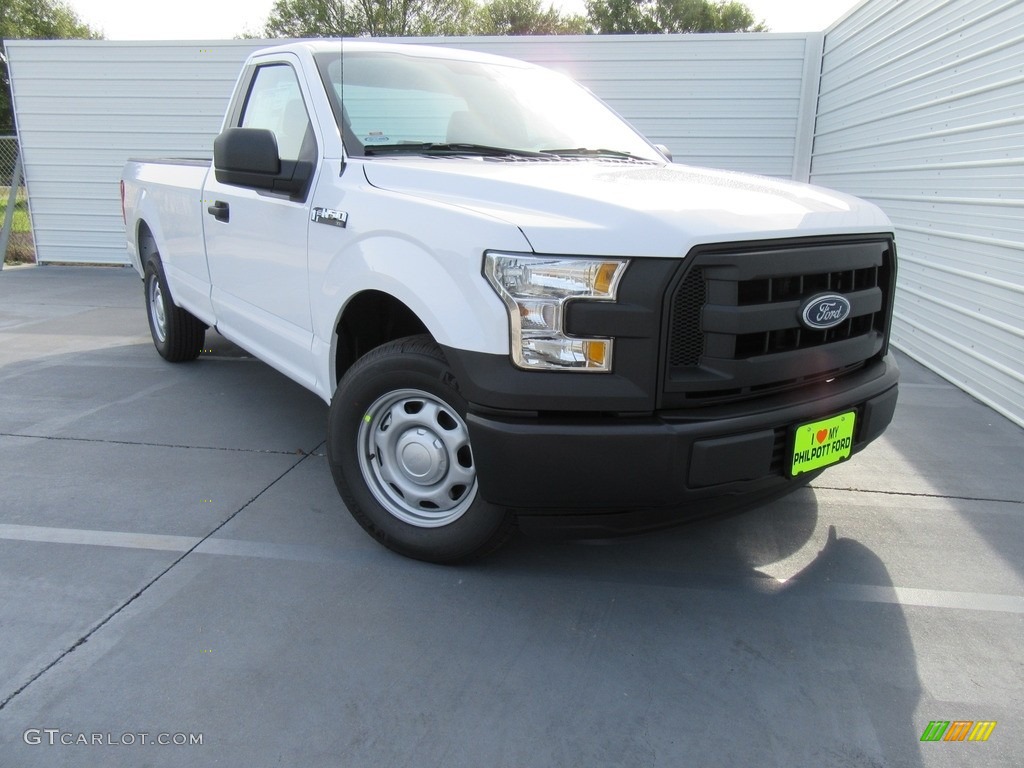 2016 F150 XL Regular Cab - Oxford White / Medium Earth Gray photo #1
