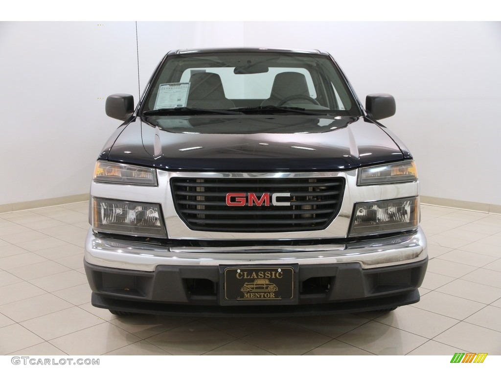 2008 Canyon SL Regular Cab - Midnight Blue Metallic / Ebony photo #2