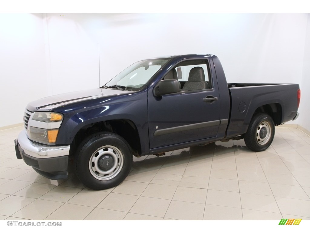 2008 Canyon SL Regular Cab - Midnight Blue Metallic / Ebony photo #3