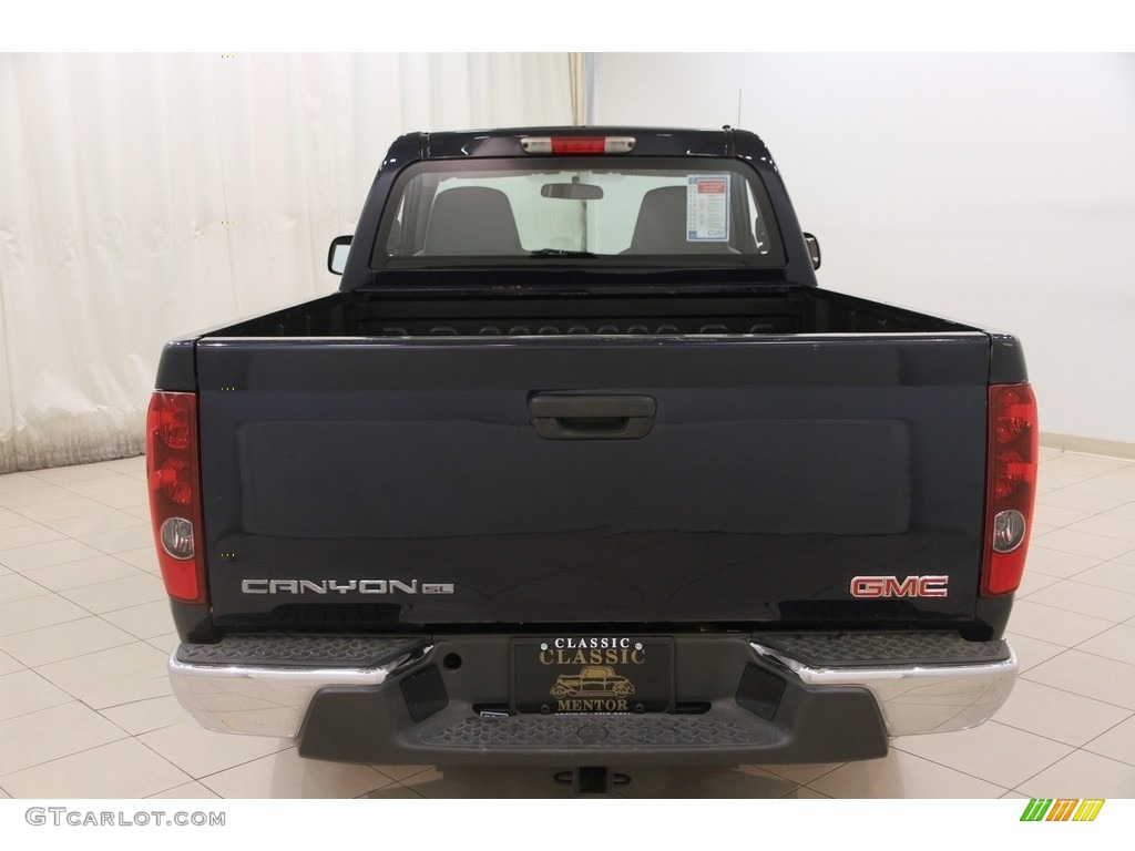 2008 Canyon SL Regular Cab - Midnight Blue Metallic / Ebony photo #13
