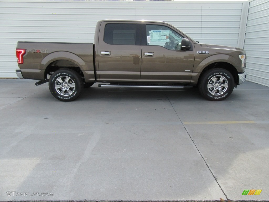 2016 F150 XLT SuperCrew 4x4 - Caribou / Medium Earth Gray photo #3
