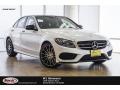 2017 designo Diamond White Metallic Mercedes-Benz C 300 Sedan  photo #1