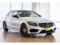 designo Diamond White Metallic 2017 Mercedes-Benz C 300 Sedan Exterior