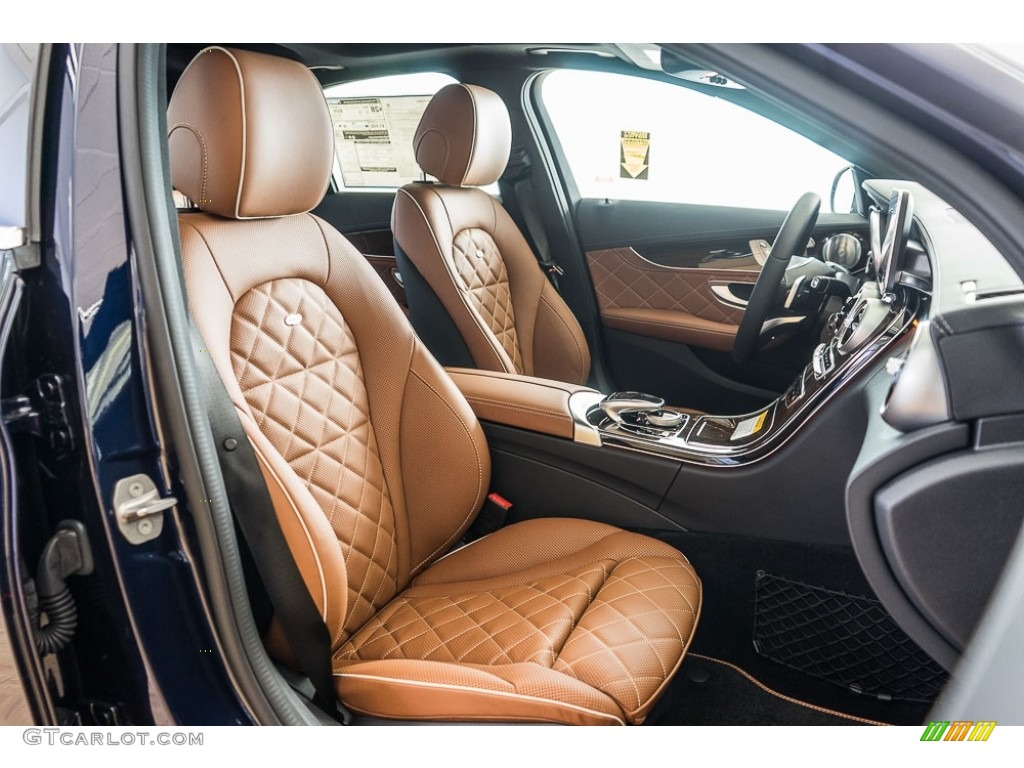 designo Saddle Brown/Black Interior 2017 Mercedes-Benz C 300 Sedan Photo #116916455