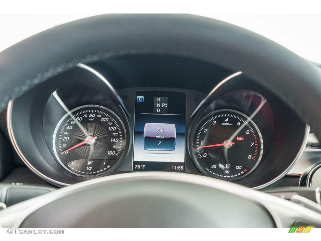 2017 Mercedes-Benz C 300 Sedan Gauges Photo #116916545