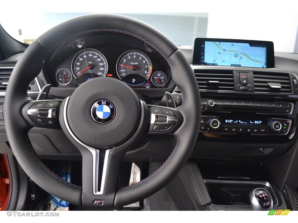 2017 BMW M3 Sedan Black Dashboard Photo #116918042