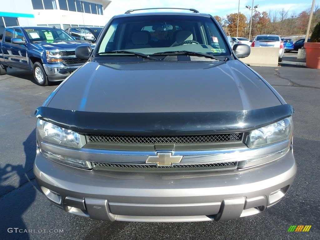 2006 TrailBlazer LS 4x4 - Graystone Metallic / Light Gray photo #13