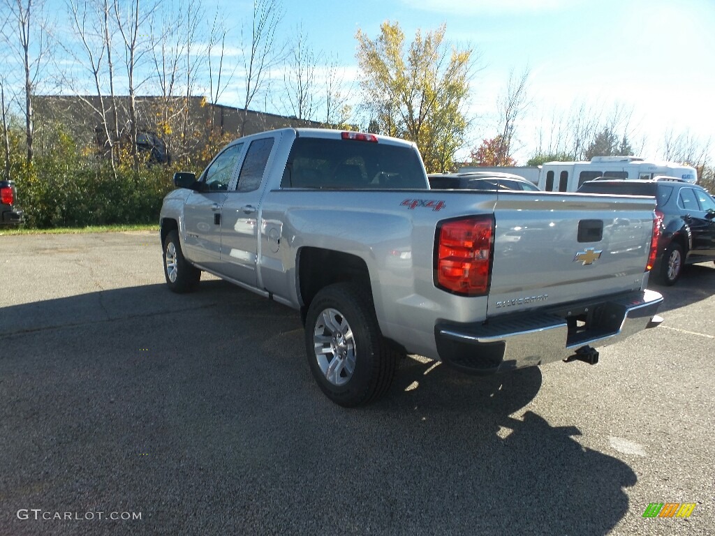 2017 Silverado 1500 LT Double Cab 4x4 - Silver Ice Metallic / Jet Black photo #5