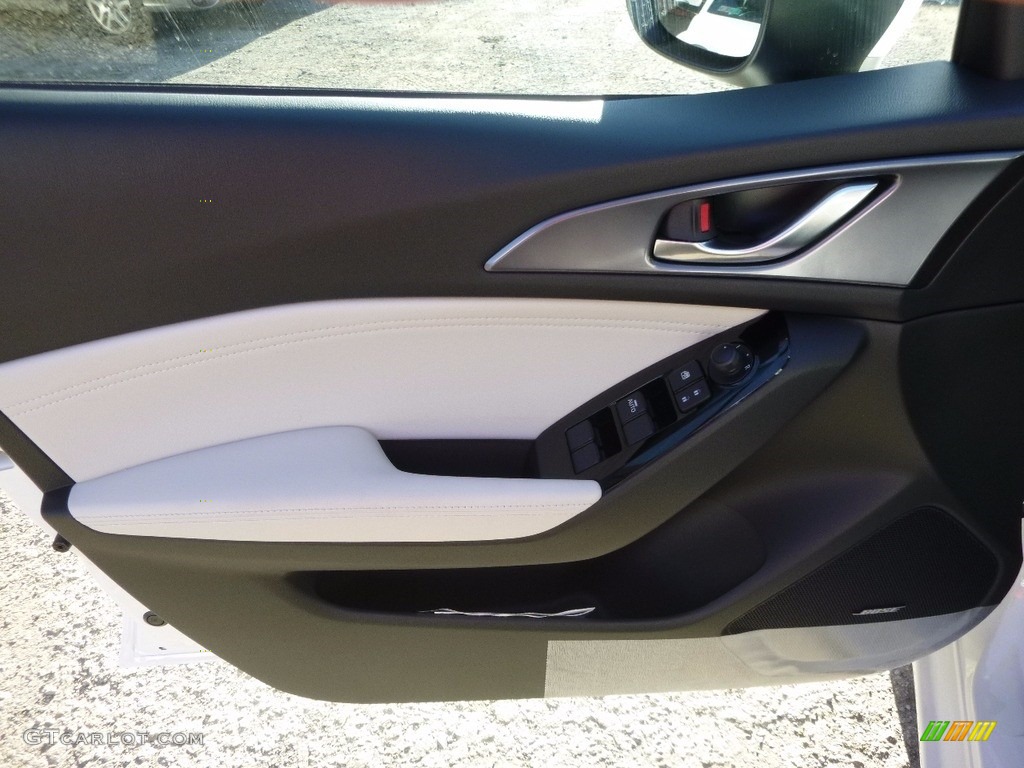 2017 Mazda MAZDA3 Grand Touring 5 Door Parchment Door Panel Photo #116923346