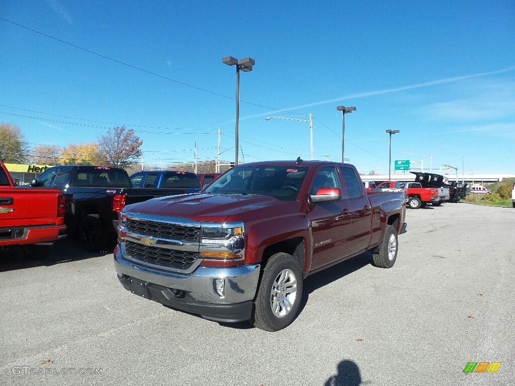 2017 Silverado 1500 LT Double Cab 4x4 - Siren Red Tintcoat / Jet Black photo #1