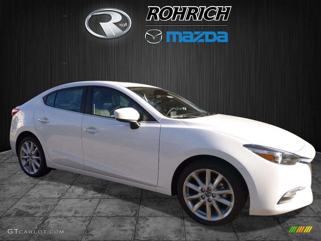 Snowflake White Pearl Mica Mazda MAZDA3