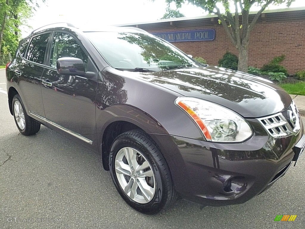 2013 Rogue SV AWD - Black Amethyst / Gray photo #7