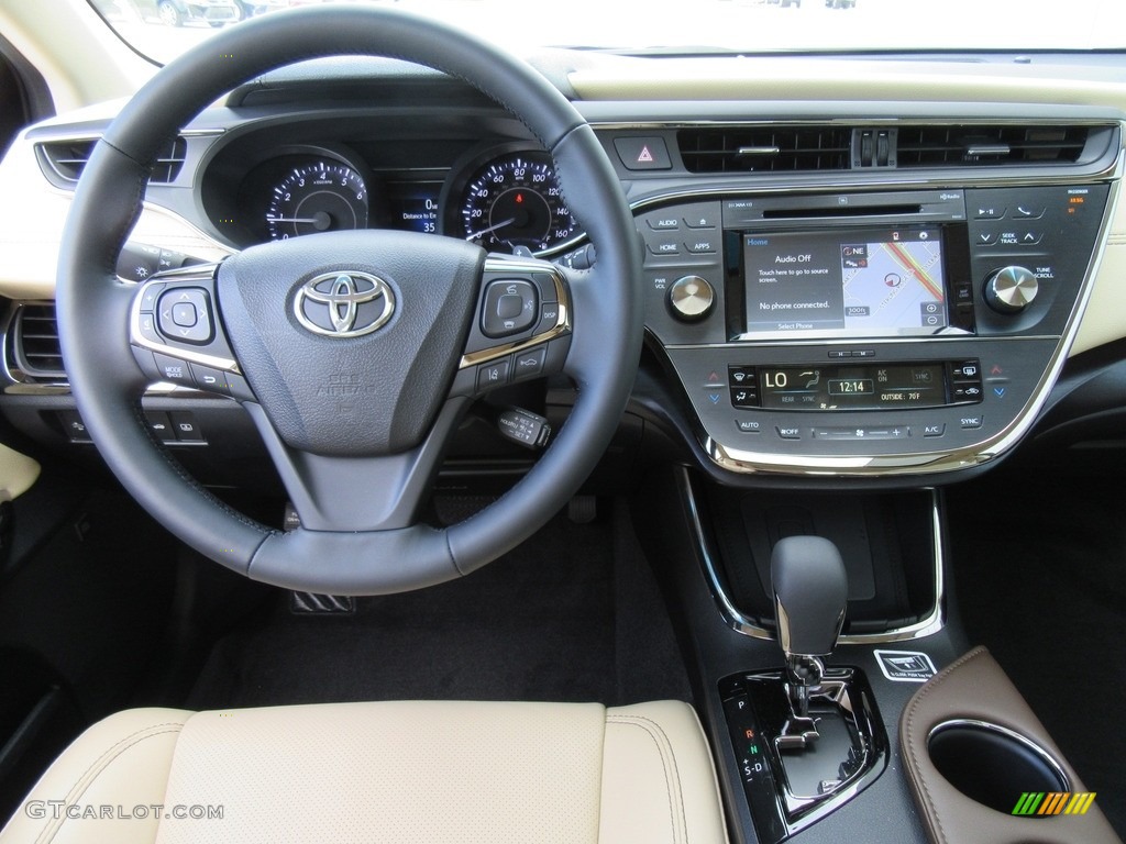 2017 Toyota Avalon Limited Almond Dashboard Photo #116924504