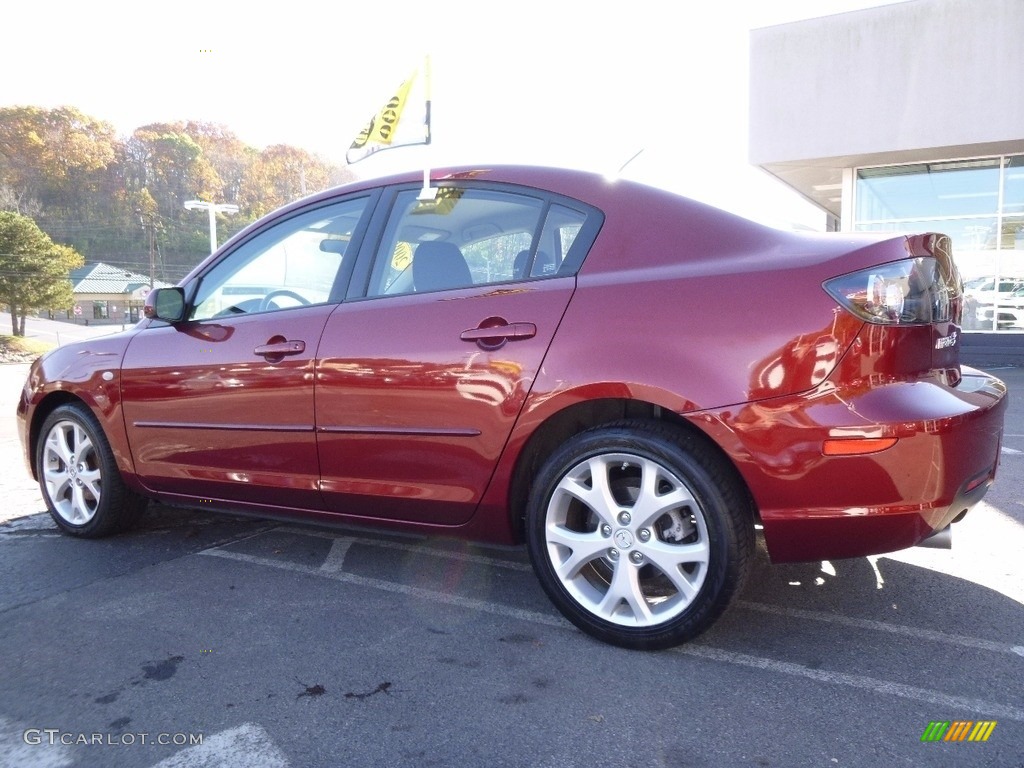 2009 MAZDA3 i Touring Sedan - Copper Red Mica / Black photo #3