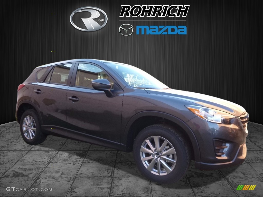 2016 CX-5 Sport AWD - Meteor Gray Mica / Black photo #1