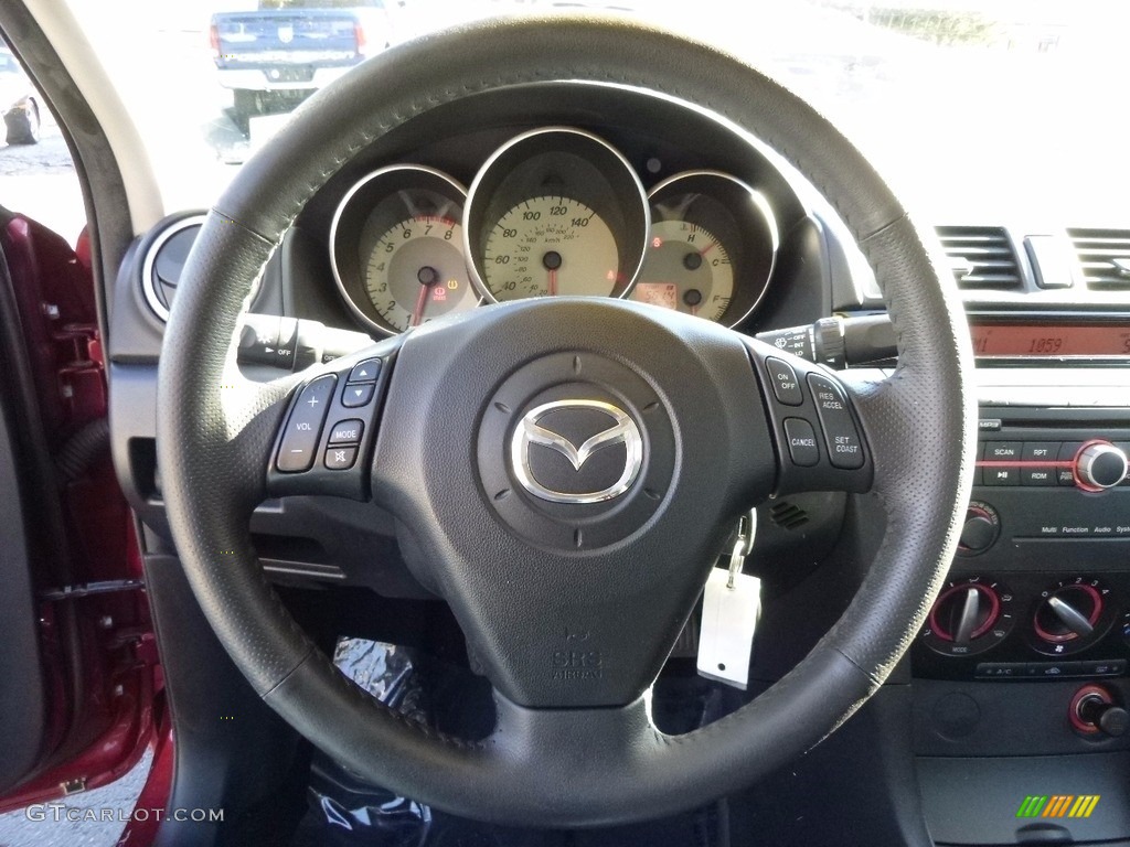 2009 MAZDA3 i Touring Sedan - Copper Red Mica / Black photo #16
