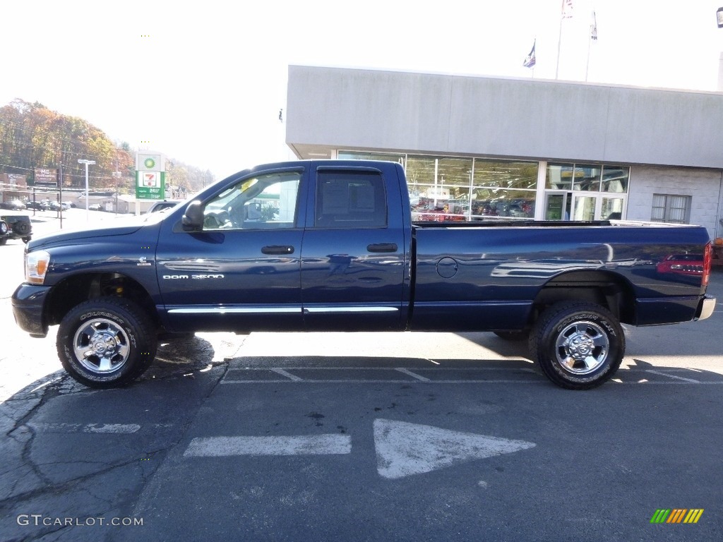 2006 Ram 2500 Laramie Quad Cab 4x4 - Atlantic Blue Pearl / Medium Slate Gray photo #2