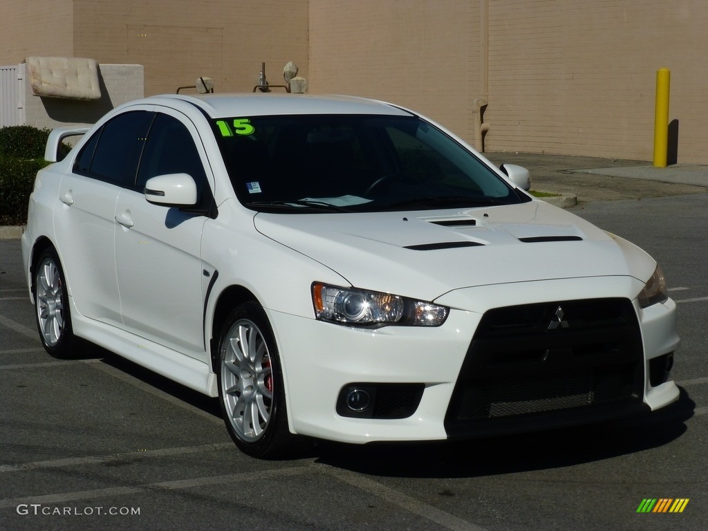 2015 Lancer Evolution GSR - Wicked White / Black photo #1