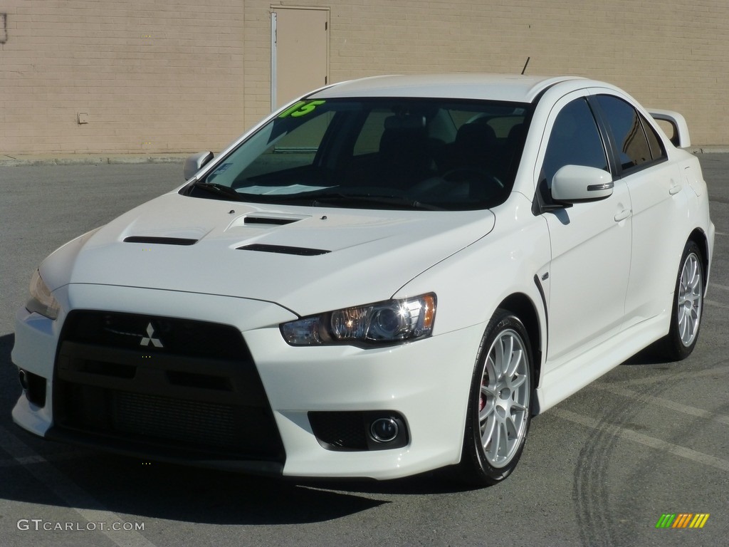 2015 Lancer Evolution GSR - Wicked White / Black photo #3