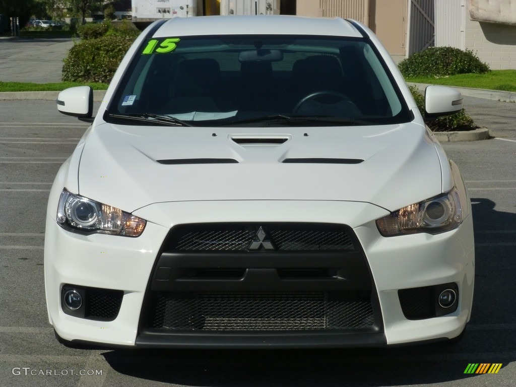2015 Lancer Evolution GSR - Wicked White / Black photo #5