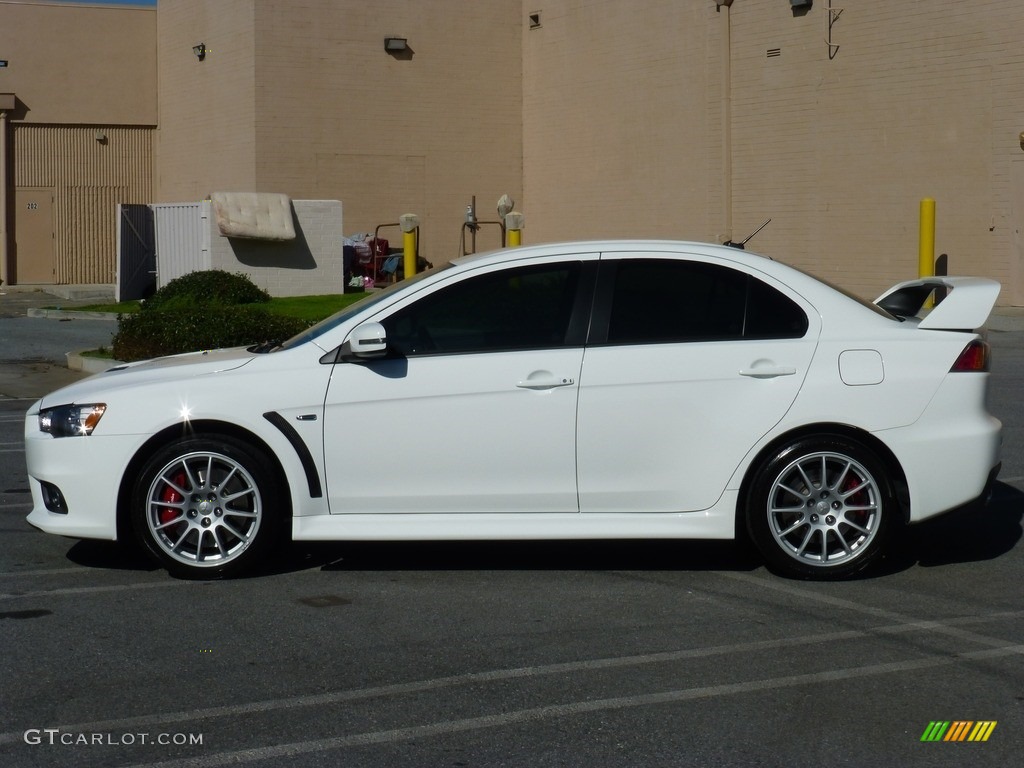 Wicked White 2015 Mitsubishi Lancer Evolution GSR Exterior Photo #116926272
