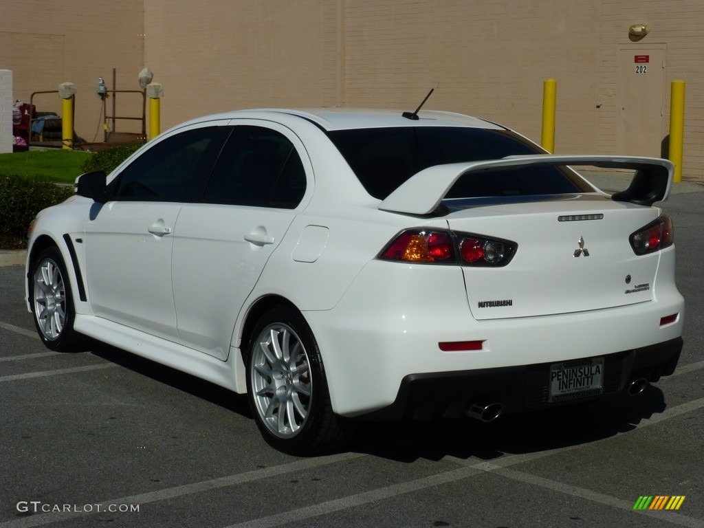 2015 Lancer Evolution GSR - Wicked White / Black photo #7