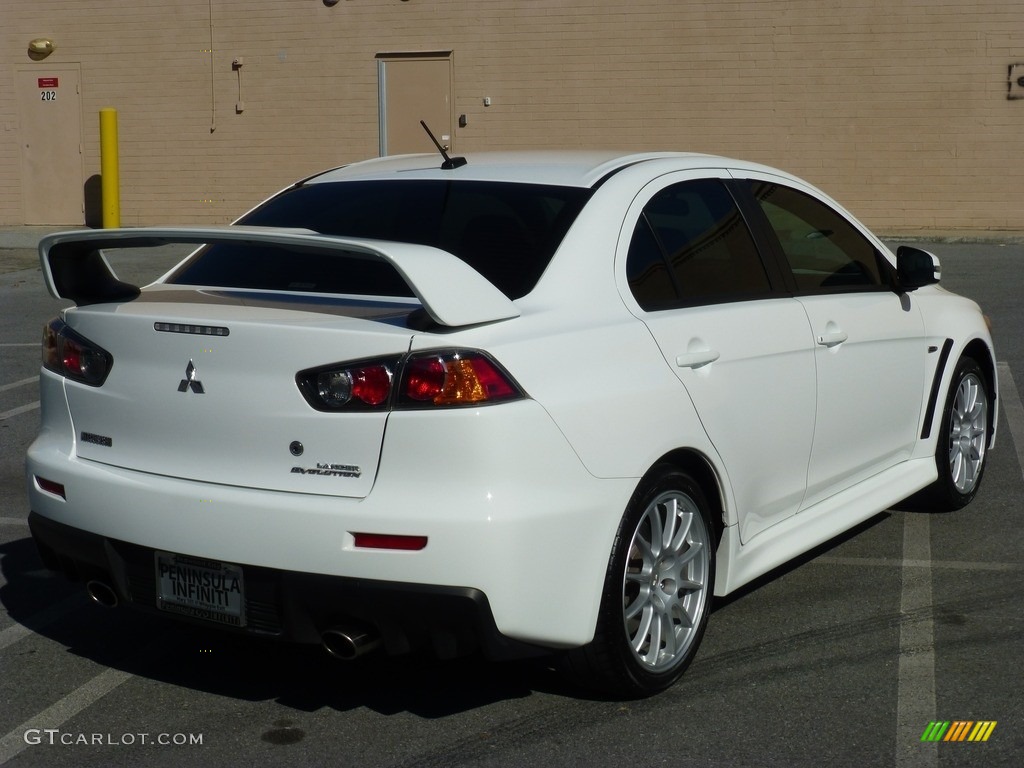 2015 Lancer Evolution GSR - Wicked White / Black photo #9