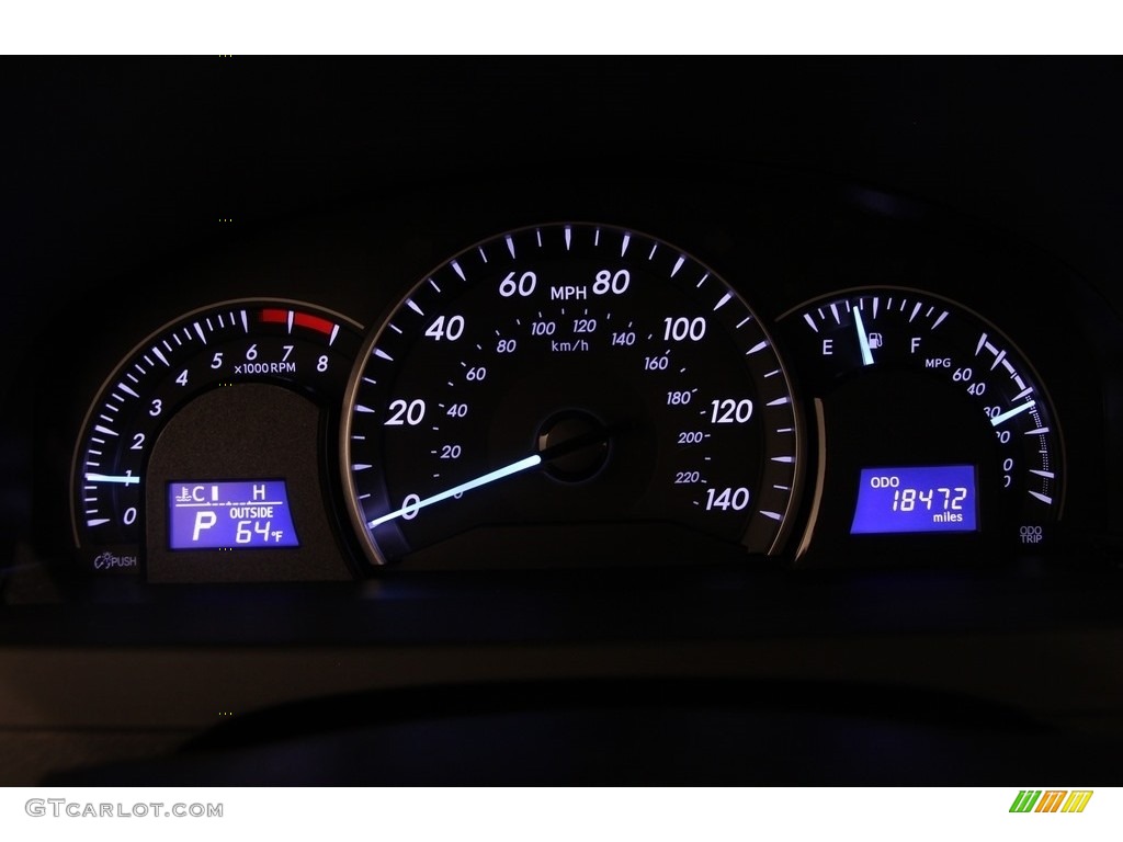 2014 Camry LE - Cypress Pearl / Ivory photo #7