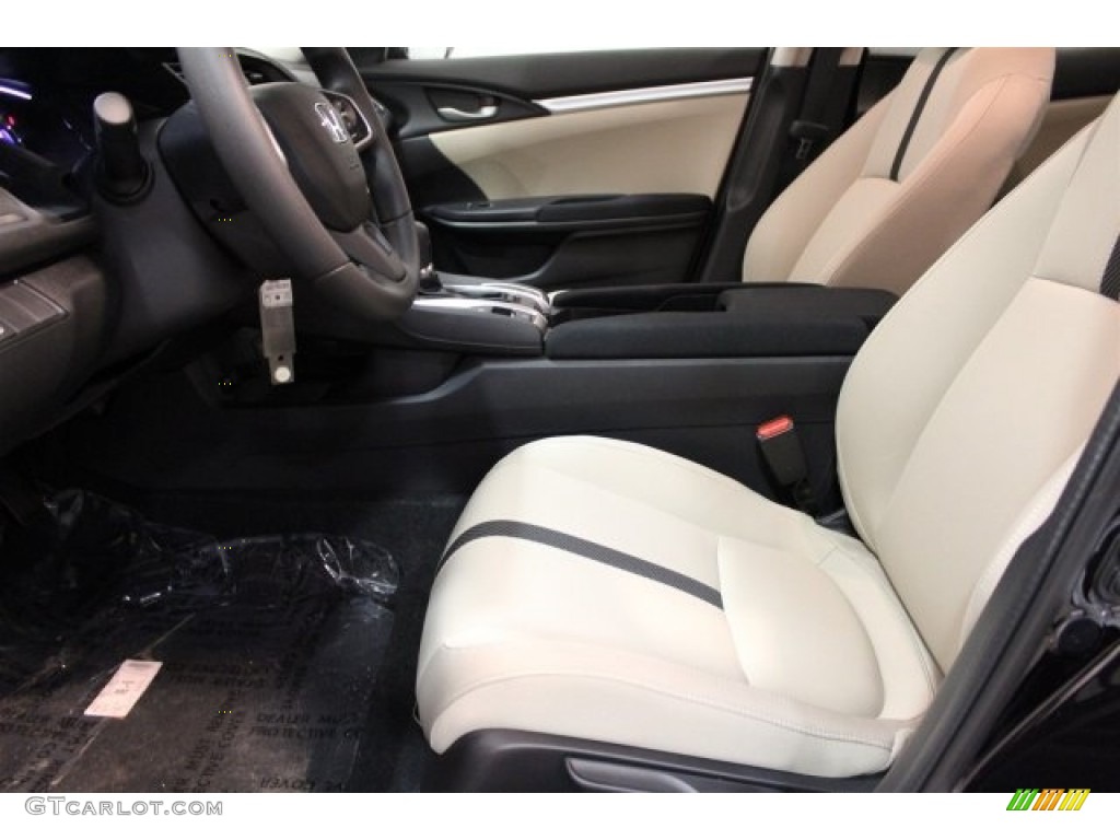 Ivory Interior 2017 Honda Civic LX Sedan Photo #116927387