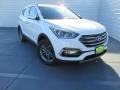 2017 Pearl White Hyundai Santa Fe Sport FWD  photo #2