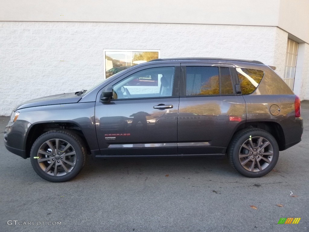 Granite Crystal Metallic 2017 Jeep Compass 75th Anniversary Edition 4x4 Exterior Photo #116928374