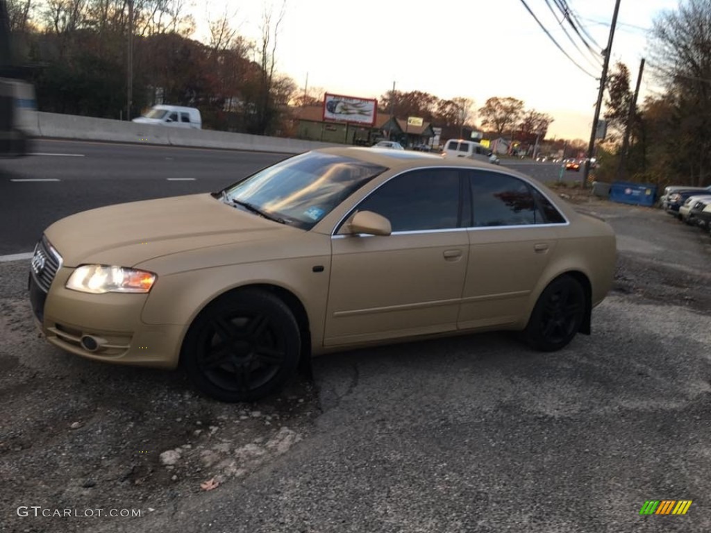 2007 A4 2.0T quattro Sedan - Dakar Beige Metallic / Beige photo #3