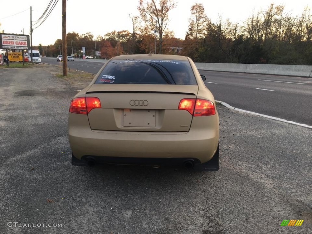 2007 A4 2.0T quattro Sedan - Dakar Beige Metallic / Beige photo #6