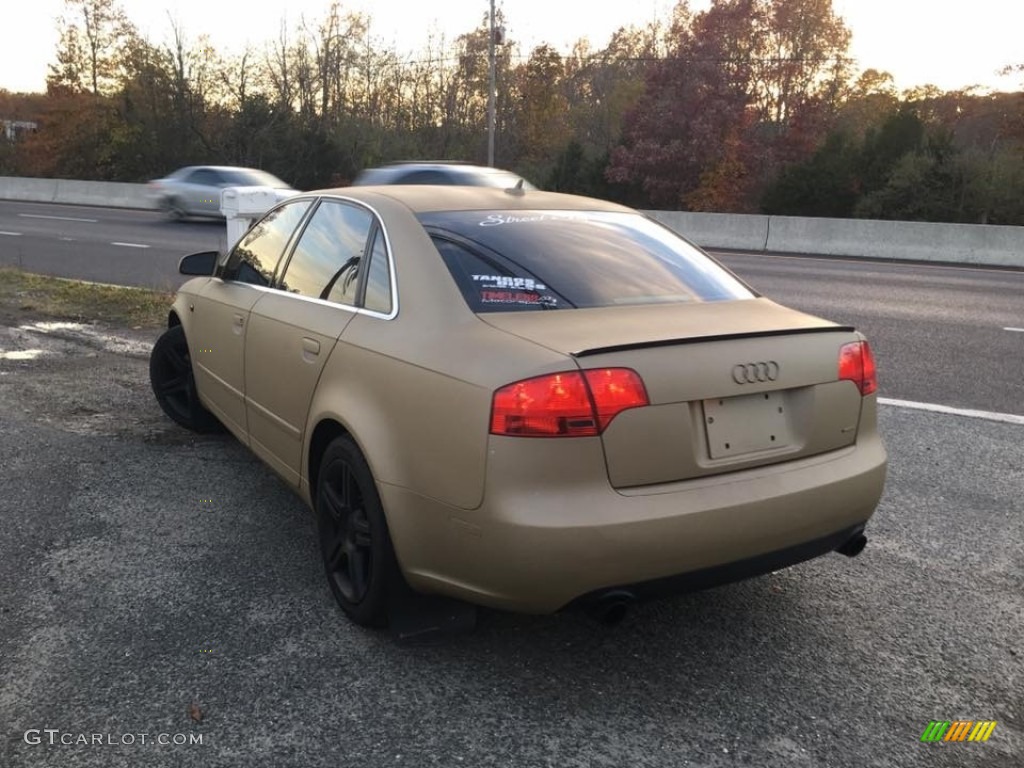 2007 A4 2.0T quattro Sedan - Dakar Beige Metallic / Beige photo #7