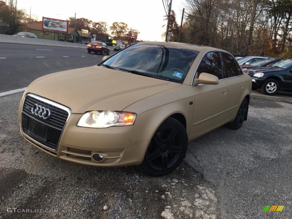 2007 A4 2.0T quattro Sedan - Dakar Beige Metallic / Beige photo #9