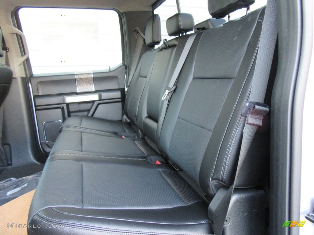 Black Interior 2017 Ford F250 Super Duty Lariat Crew Cab 4x4 Photo #116929106