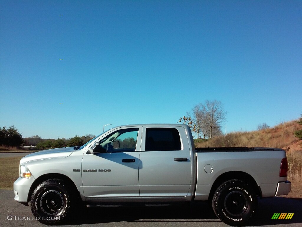 Bright Silver Metallic Dodge Ram 1500