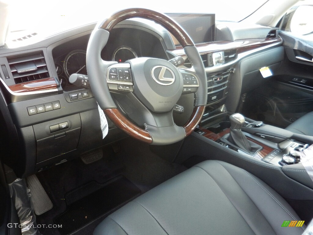 Black Interior 2017 Lexus LX 570 Photo #116929937
