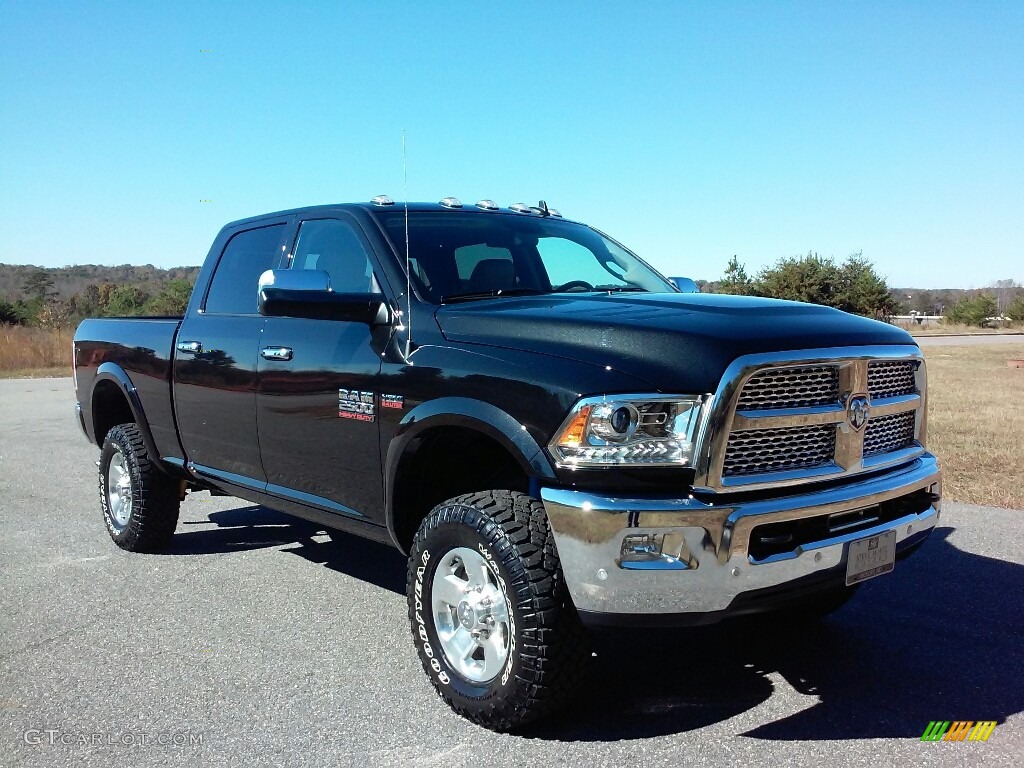 Brilliant Black Crystal Pearl 2017 Ram 2500 Power Wagon Laramie Crew Cab 4x4 Exterior Photo #116931134