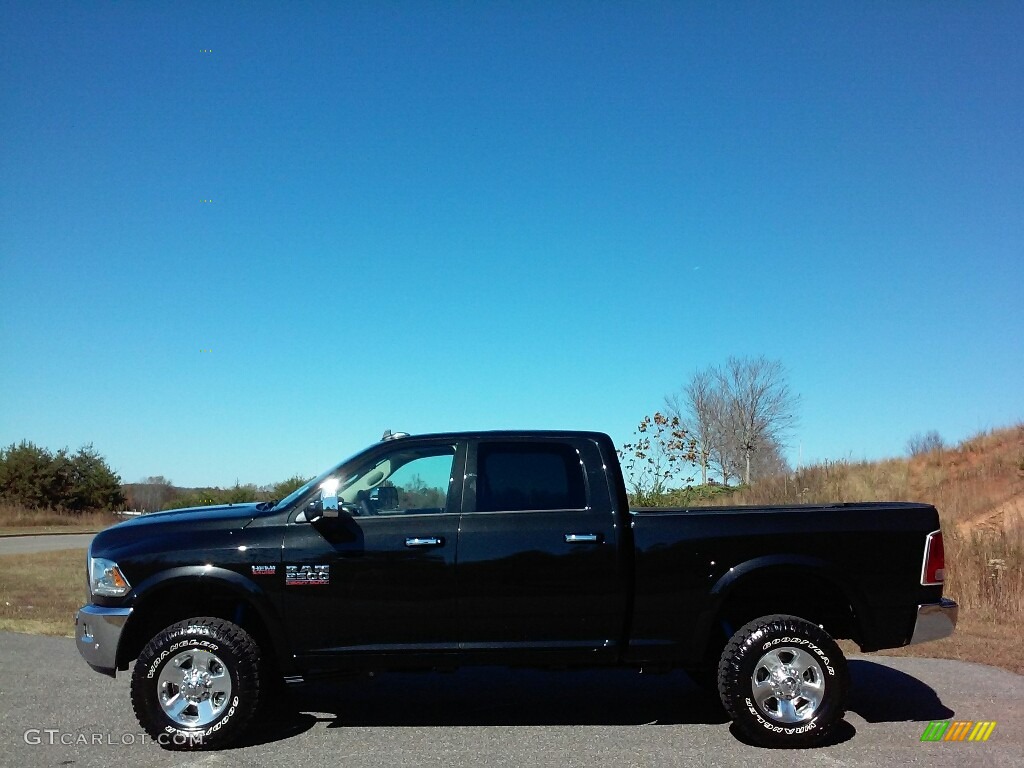 Brilliant Black Crystal Pearl 2017 Ram 2500 Power Wagon Laramie Crew Cab 4x4 Exterior Photo #116931284