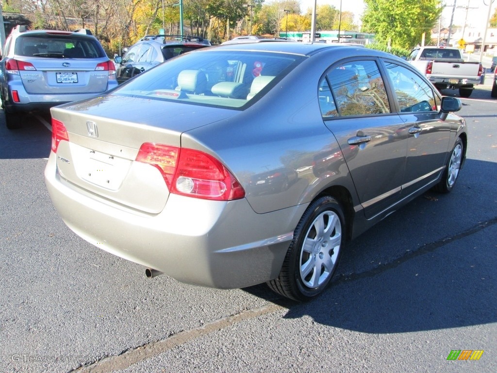 2006 Civic LX Sedan - Shoreline Mist Metallic / Gray photo #6