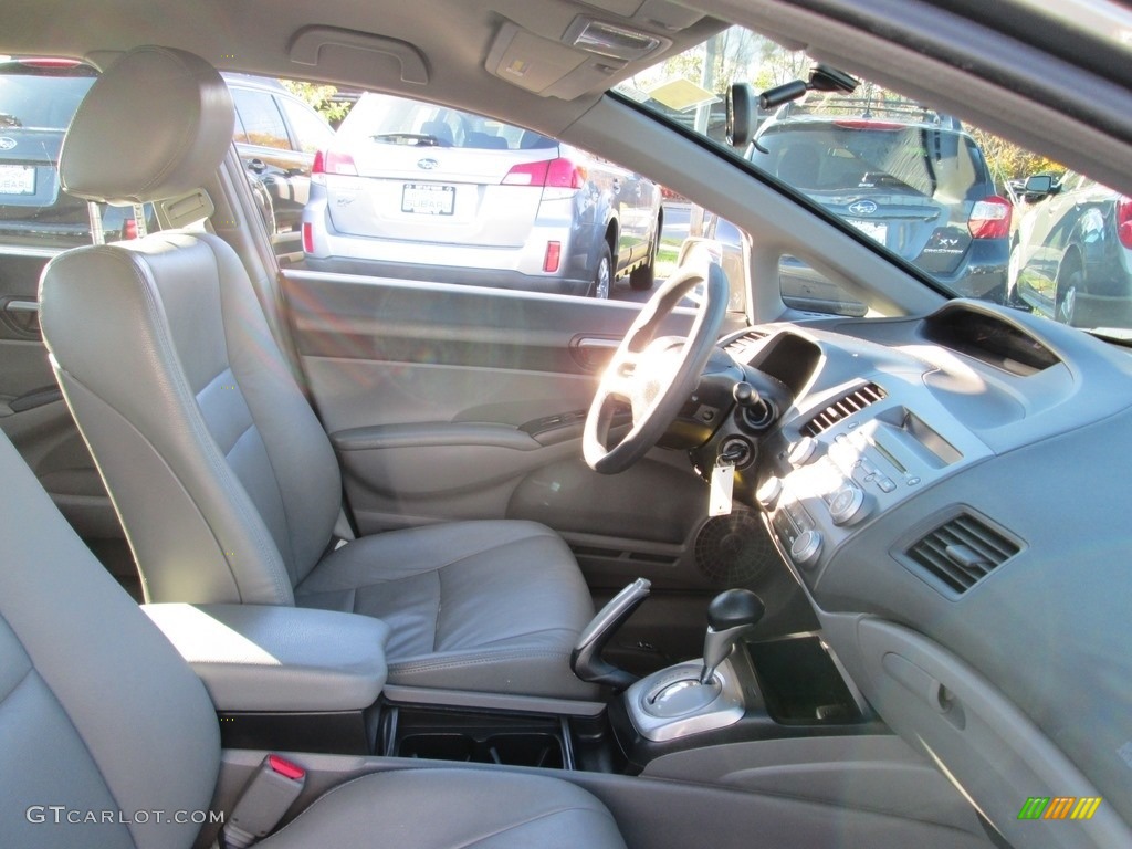 2006 Civic LX Sedan - Shoreline Mist Metallic / Gray photo #16