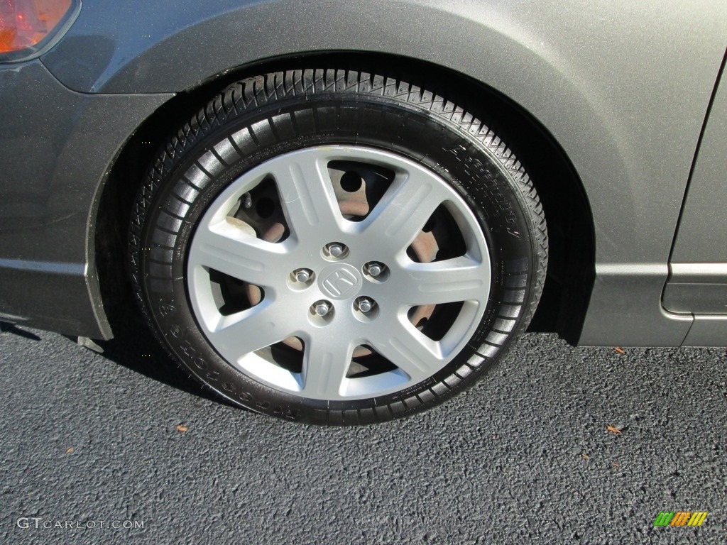 2006 Civic LX Sedan - Shoreline Mist Metallic / Gray photo #21