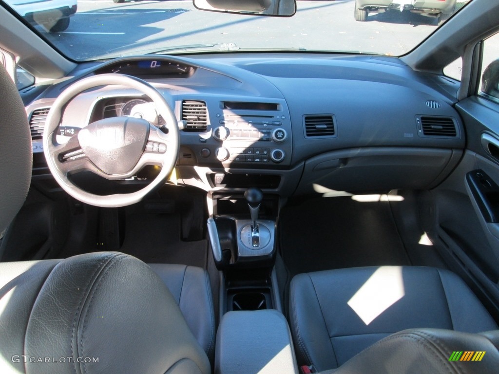 2006 Civic LX Sedan - Shoreline Mist Metallic / Gray photo #23