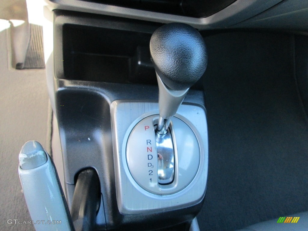 2006 Civic LX Sedan - Shoreline Mist Metallic / Gray photo #25