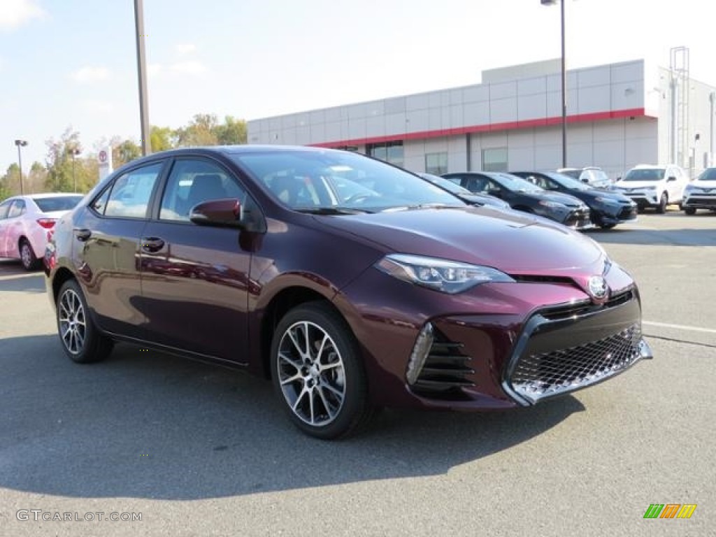 2017 Corolla 50th Anniversary Special Edition - Black Cherry Pearl / 50th Anniversary Black/Black Cherry Stitching photo #1