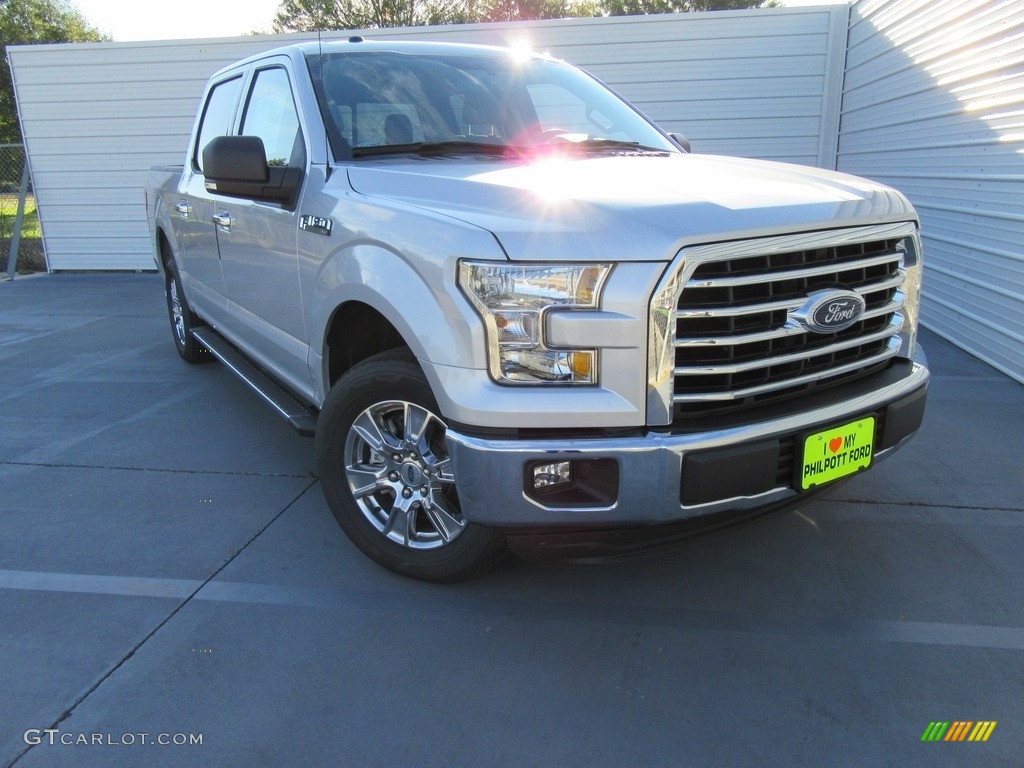 2016 F150 XLT SuperCrew - Ingot Silver / Medium Earth Gray photo #1