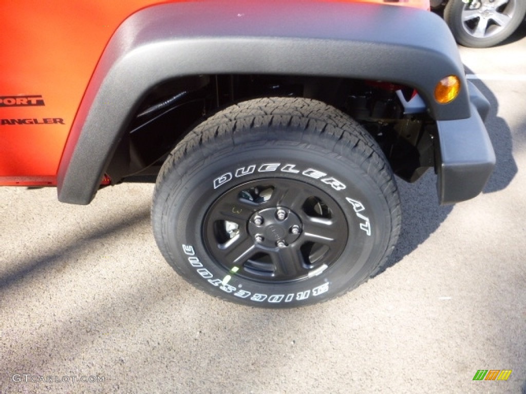 2017 Wrangler Sport 4x4 - Firecracker Red / Black photo #2