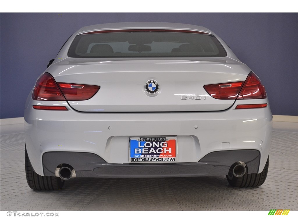 2017 6 Series 640i Gran Coupe - Glacier Silver Metallic / Black photo #5