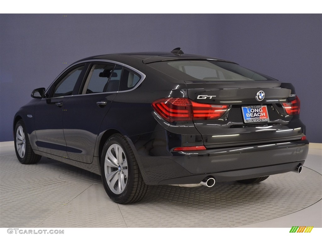 2017 5 Series 535i Gran Turismo - Black Sapphire Metallic / Black photo #4